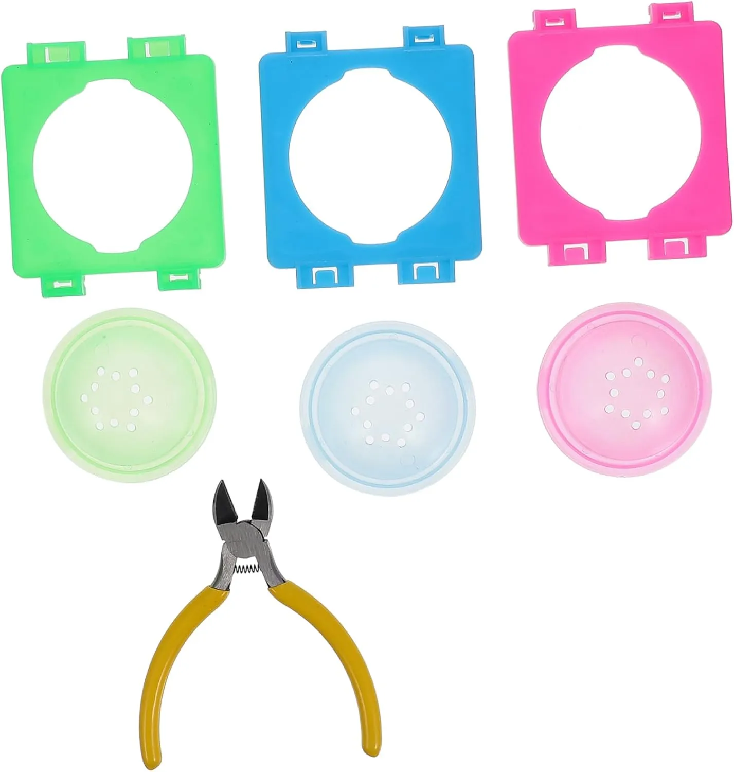1set Hamster Cage Connection Tubes Pet Tunnel Plugs for Small Animals Safe Material Oxygen Ventilated Design for Dwarf Hamsters Mice and Gerbils