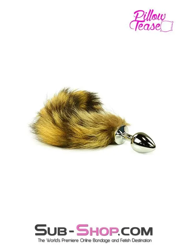 2306HS      Good Pet Foxy Furry Tail Steel Butt Plug