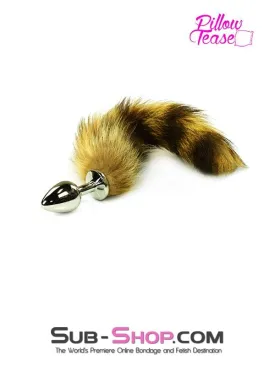 2306HS      Good Pet Foxy Furry Tail Steel Butt Plug