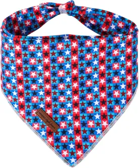 4th of July Dog Bandana,Unique Style Paws American Flag Dog Bandanas Independence Day Pet Scarves, Patriotic Triangle Bib Scarf for Boys & Girls Puppy