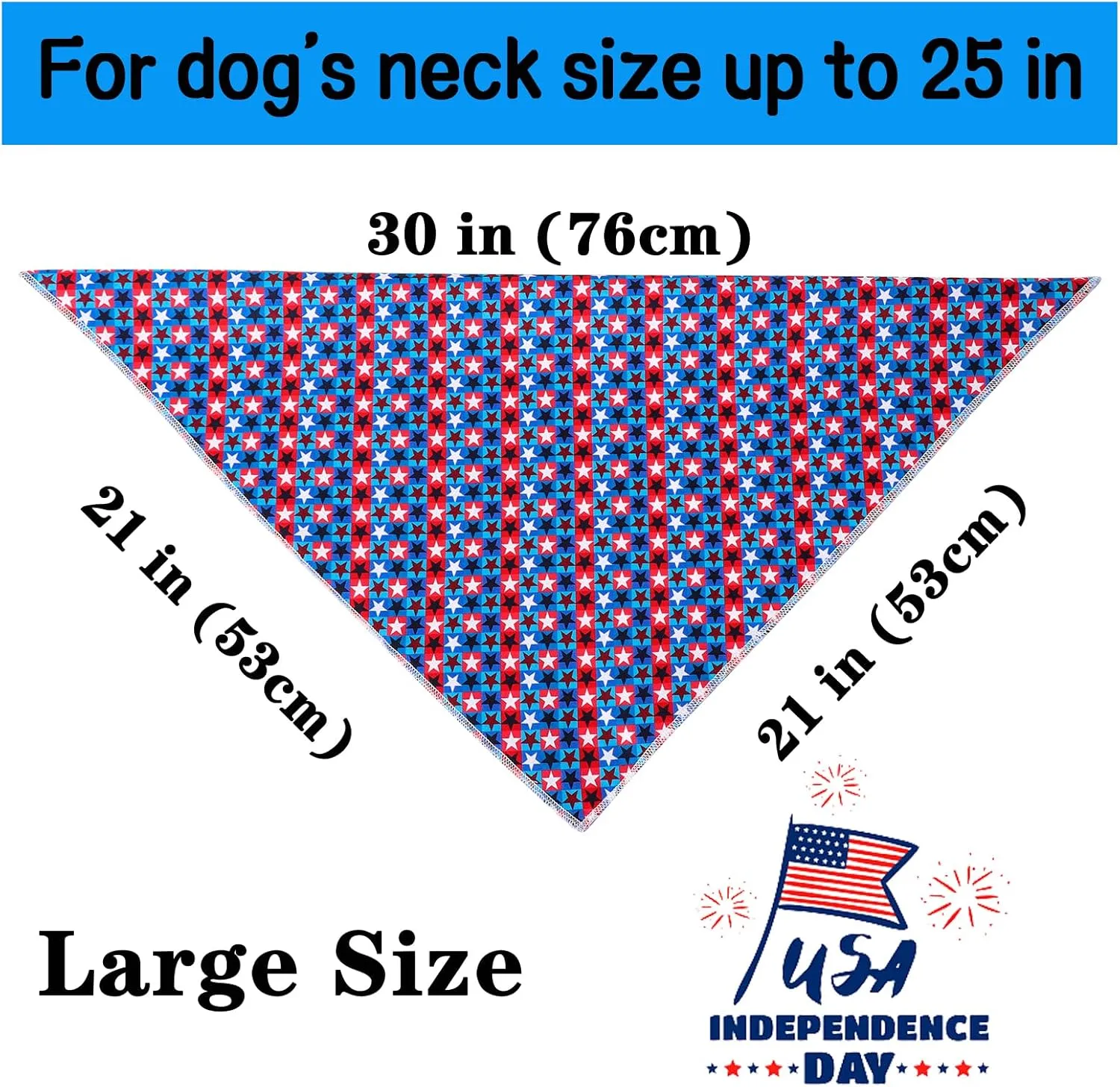 4th of July Dog Bandana,Unique Style Paws American Flag Dog Bandanas Independence Day Pet Scarves, Patriotic Triangle Bib Scarf for Boys & Girls Puppy