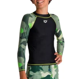 BOYS' LONG SLEEVE ALLOVER RASH VEST