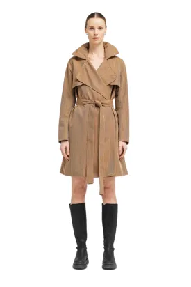 BRGN YR Coat In Camel Tweed