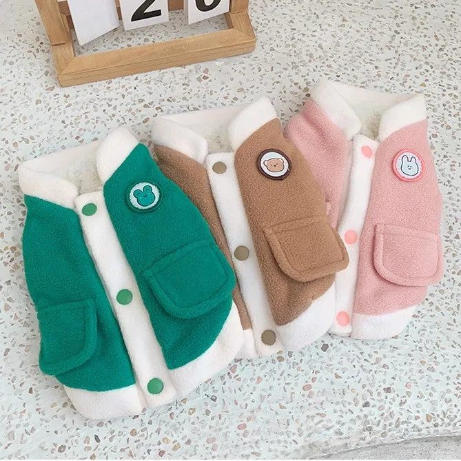 Casual Button Through Pet Jacket Vest