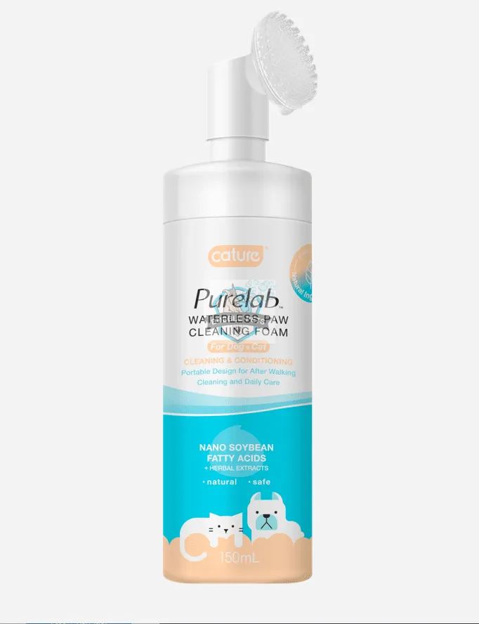 Cature Waterless Paw Cleaning Foam For Dog and Cat