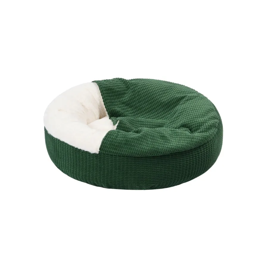 Charlies Cushioned Hooded Nest Bed