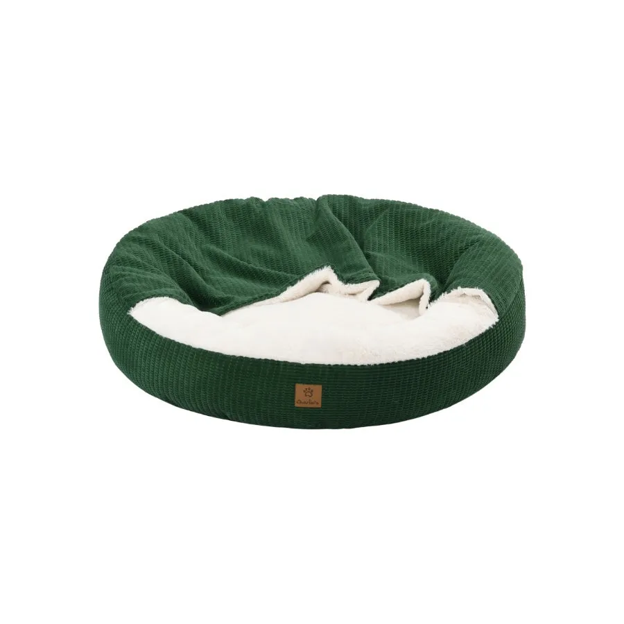 Charlies Cushioned Hooded Nest Bed