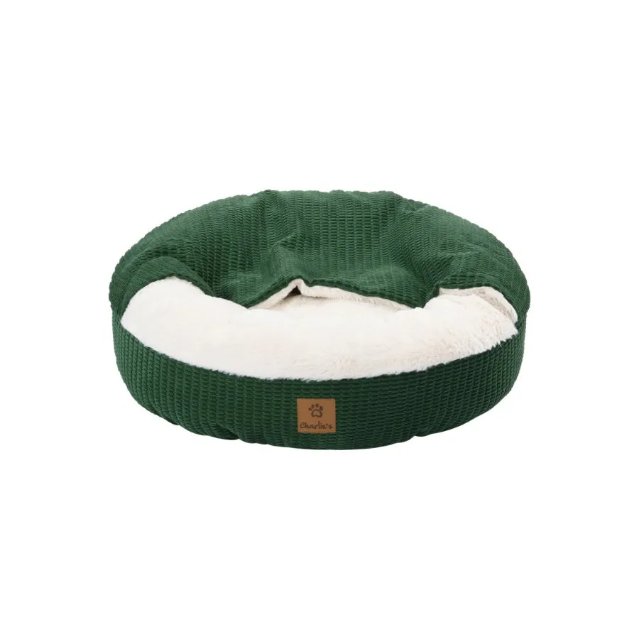 Charlies Cushioned Hooded Nest Bed