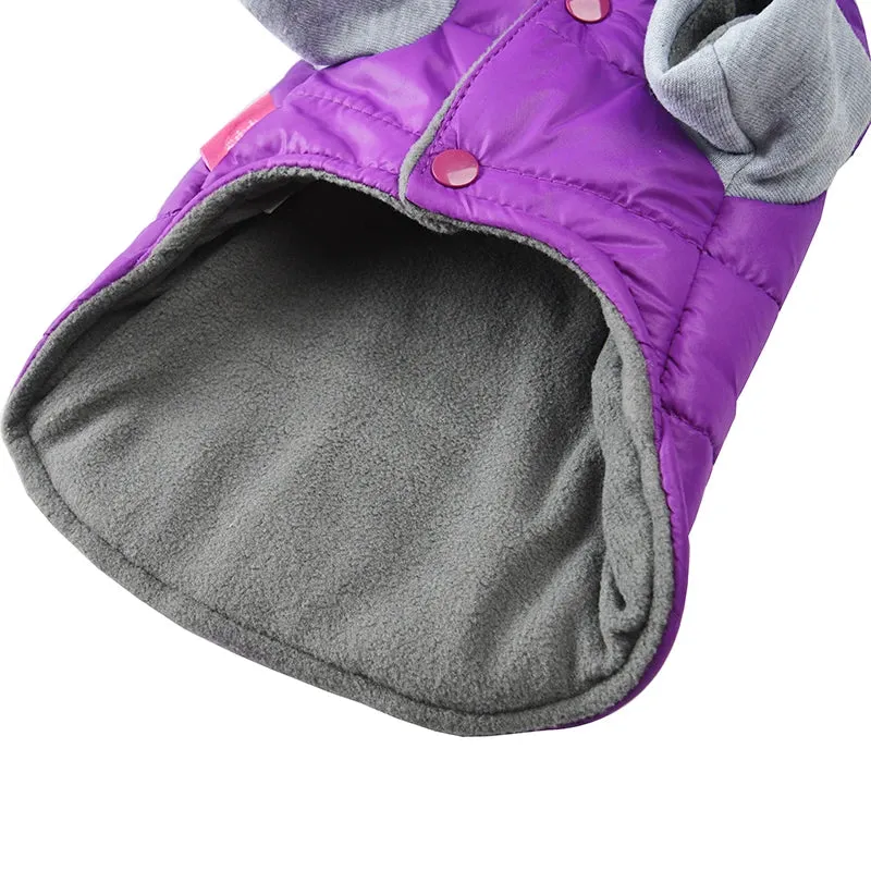Clothes For Small Dogs Chihuahua Autumn Winter Puppy Pet Dog Jacket Hooded Waterproof Dog Coats Warm Fleece Pet Clothing Outfits