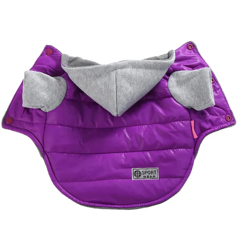 Clothes For Small Dogs Chihuahua Autumn Winter Puppy Pet Dog Jacket Hooded Waterproof Dog Coats Warm Fleece Pet Clothing Outfits