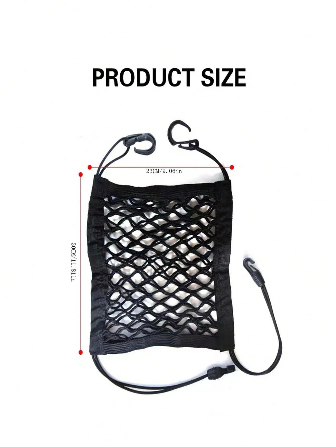 Dog Car Net Barrier Pet Barrier With Auto Safety Mesh Organizer Baby Stretchable Storage Bag Universal
