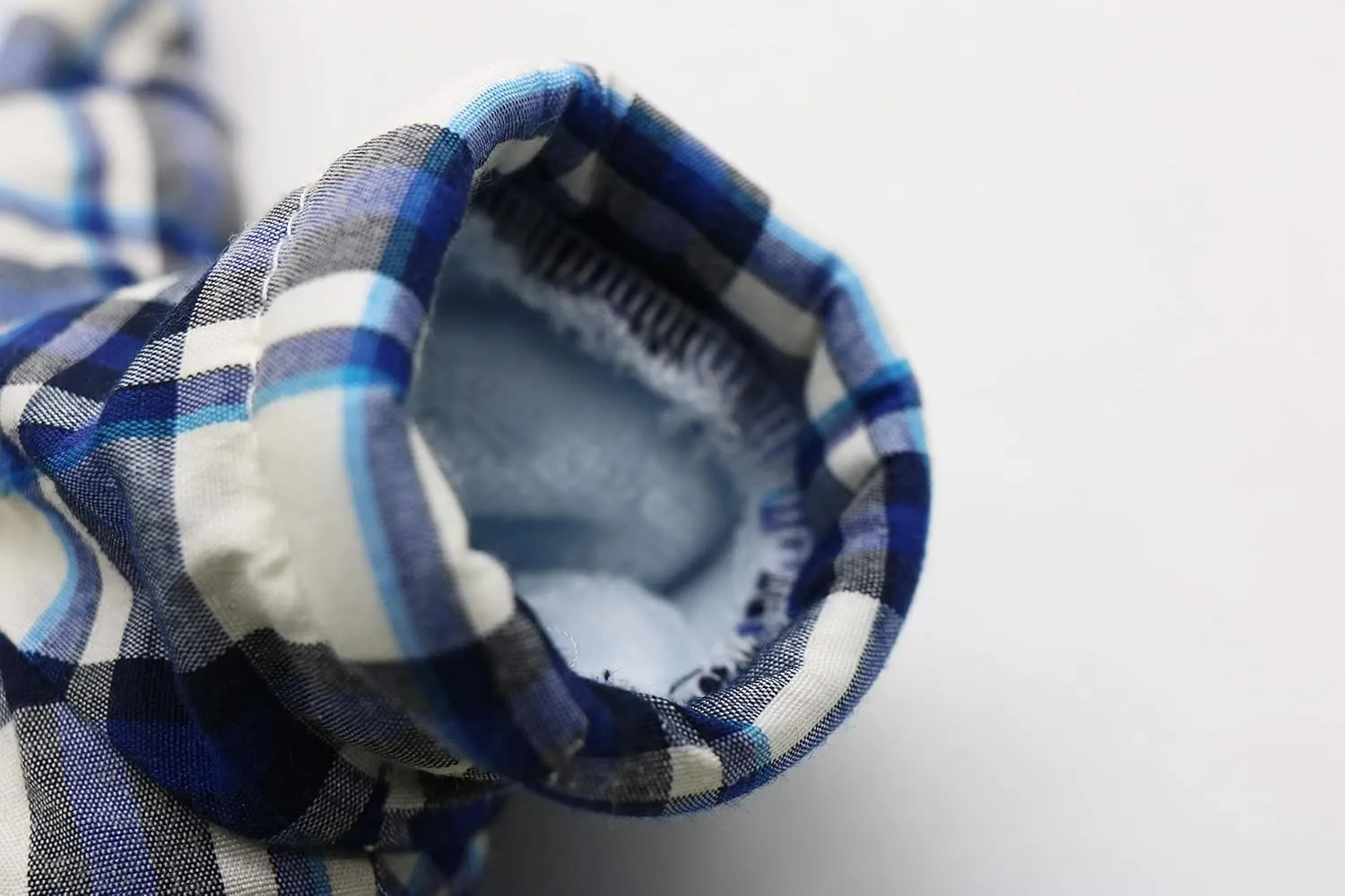 DroolingDog Puppy Hoodie Warm Fleece Sherpa Hoodies Dog Clothes for Small Dogs Boy Plaid Chihuahua Clothes