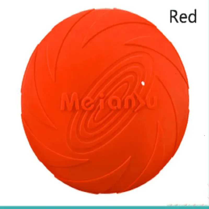 Durable Silicone Dog Training Flying Disc - Safe & Interactive Toy