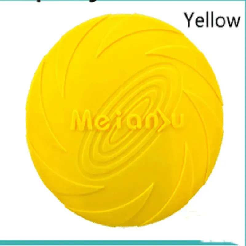 Durable Silicone Dog Training Flying Disc - Safe & Interactive Toy
