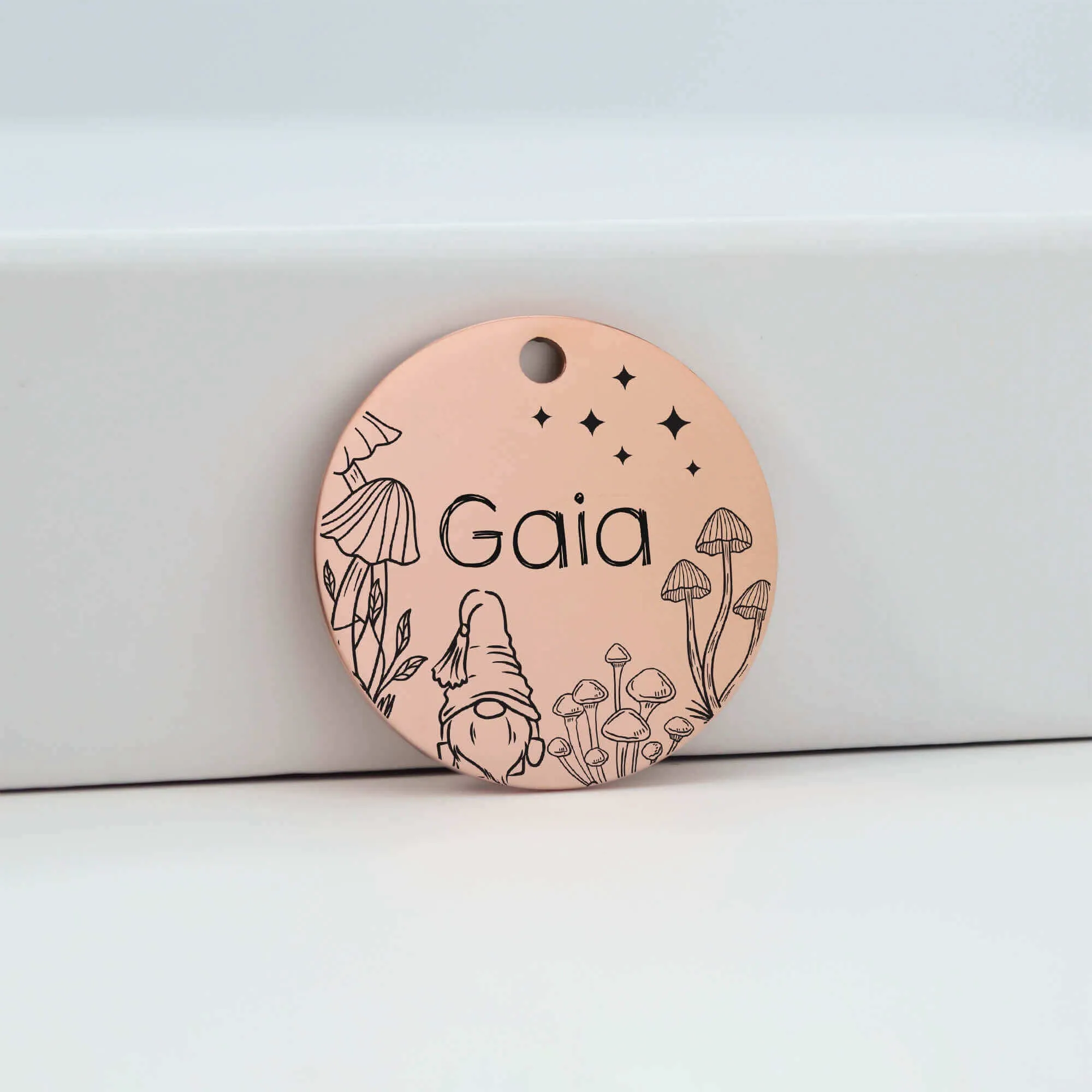 Engraved Dog Tags Canada - Gnome
