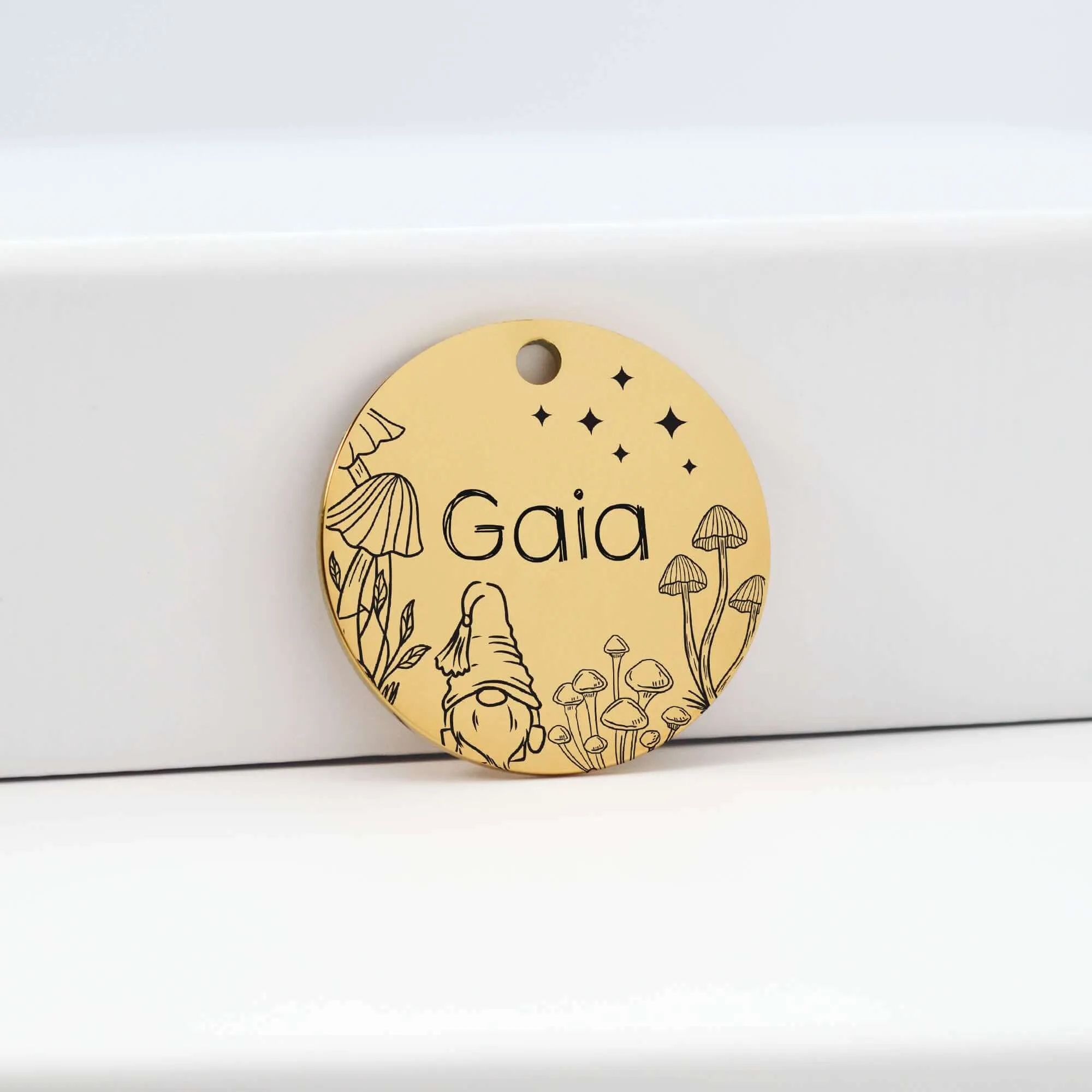 Engraved Dog Tags Canada - Gnome