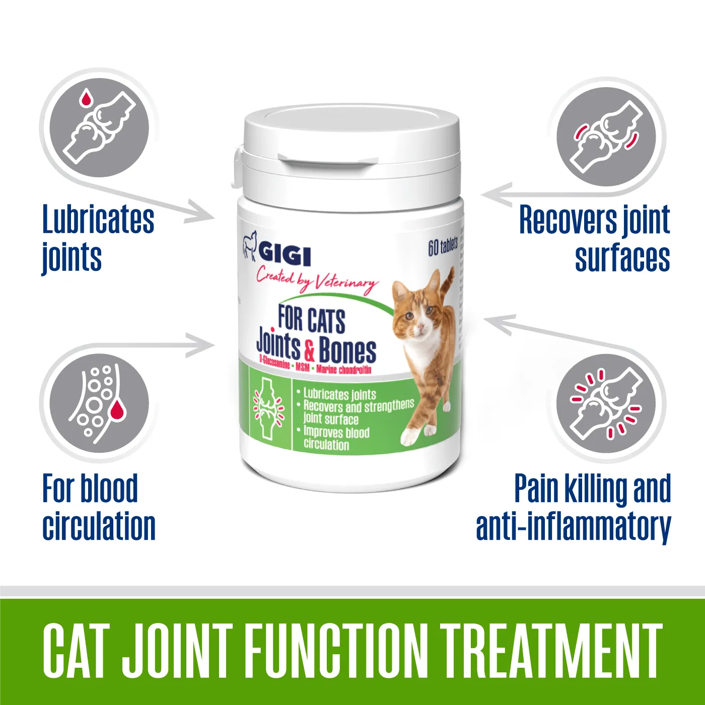 FOR CATS Joints and Bones | Supplement for Cats
