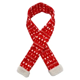 Huxley and Kent Fairisle Scarf for Pets Small