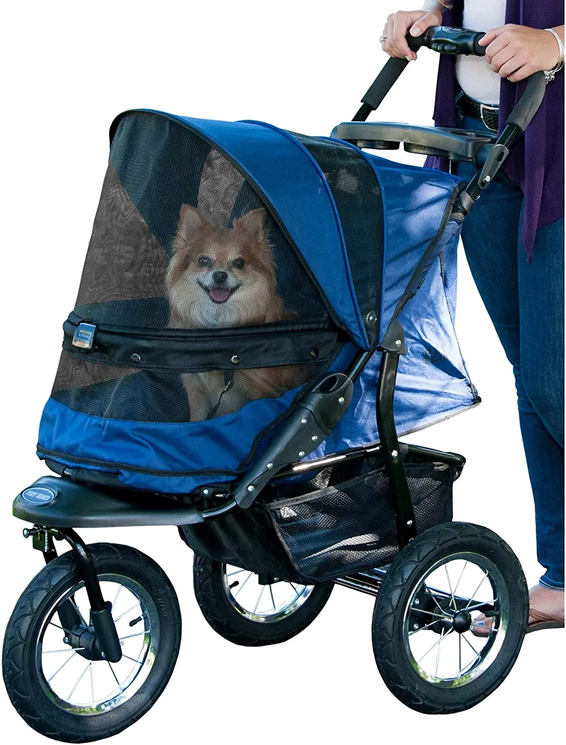 Jogger Pet Stroller - Pet Gear Jogger No-Zip Pet Stroller