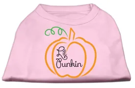 Lil Punkin Screen Print Dog Shirt Light Pink XL (16)