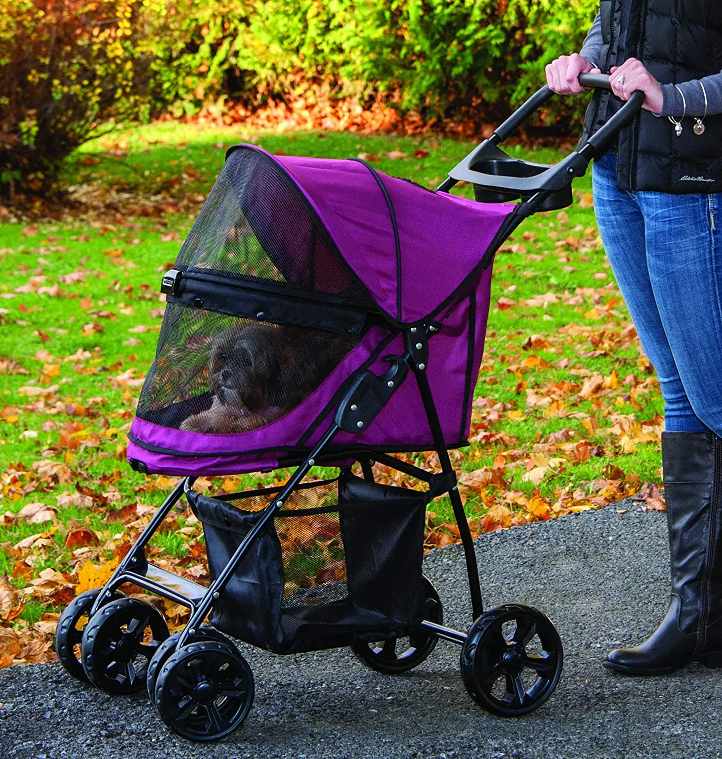 Lite Pet stroller - Zipperless Entry - Pet Gear Happy Trails Lite NO-ZIP Pet Stroller