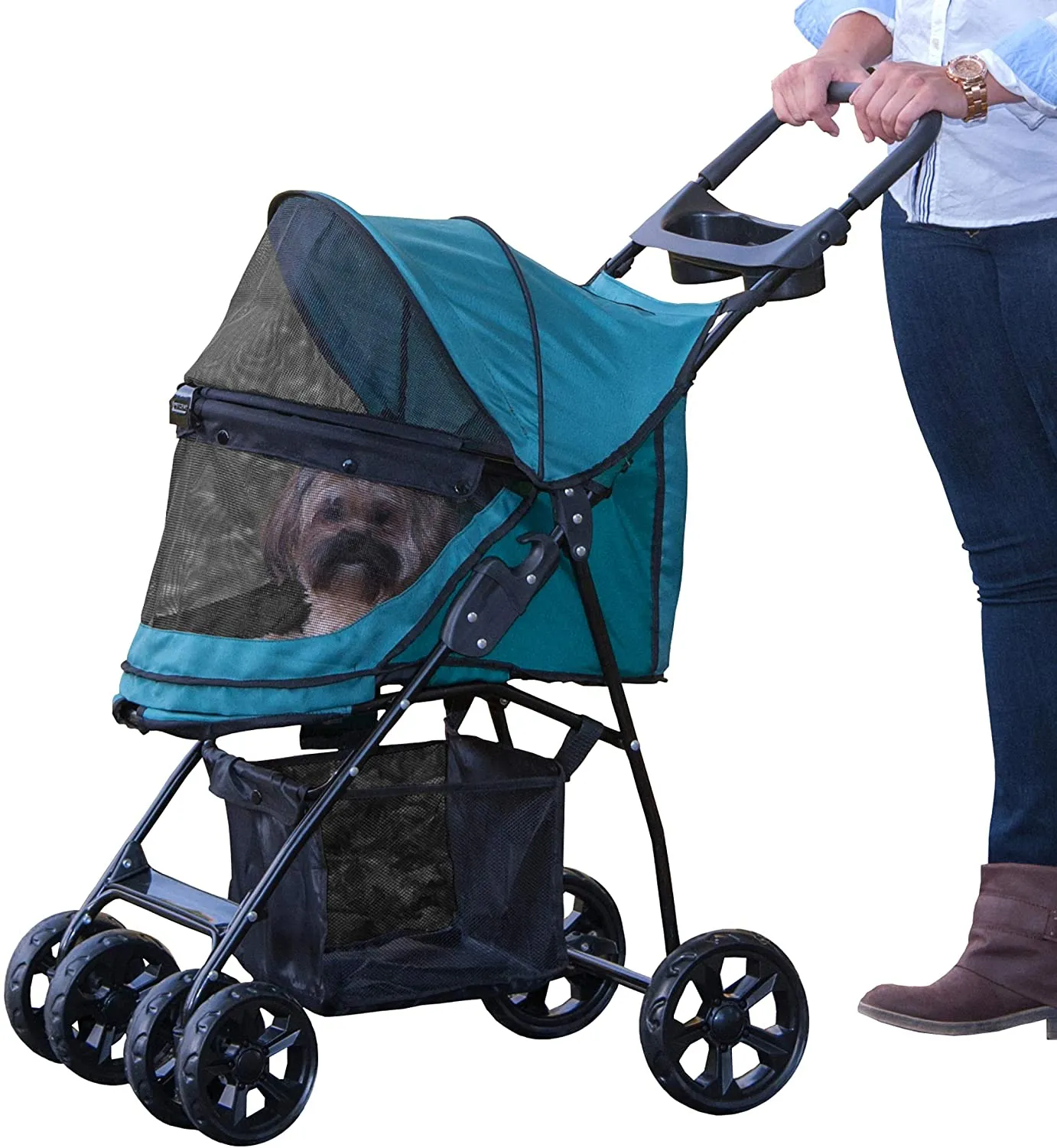 Lite Pet stroller - Zipperless Entry - Pet Gear Happy Trails Lite NO-ZIP Pet Stroller
