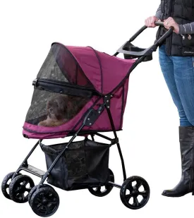 Lite Pet stroller - Zipperless Entry - Pet Gear Happy Trails Lite NO-ZIP Pet Stroller