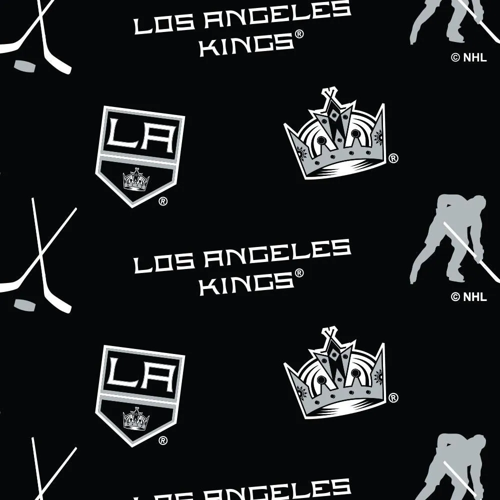 Los Angeles Kings - NHL Fleece Print - Logo