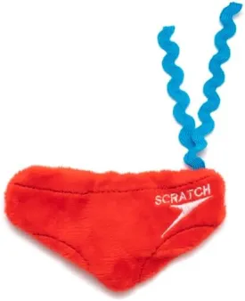 meowbox Swim Suit Bottoms Cat Toy Catnip Plush Swim Trunks Interactive Cat Toy for Indoor Cats  Exclusive Summer Beach-Themed Toy