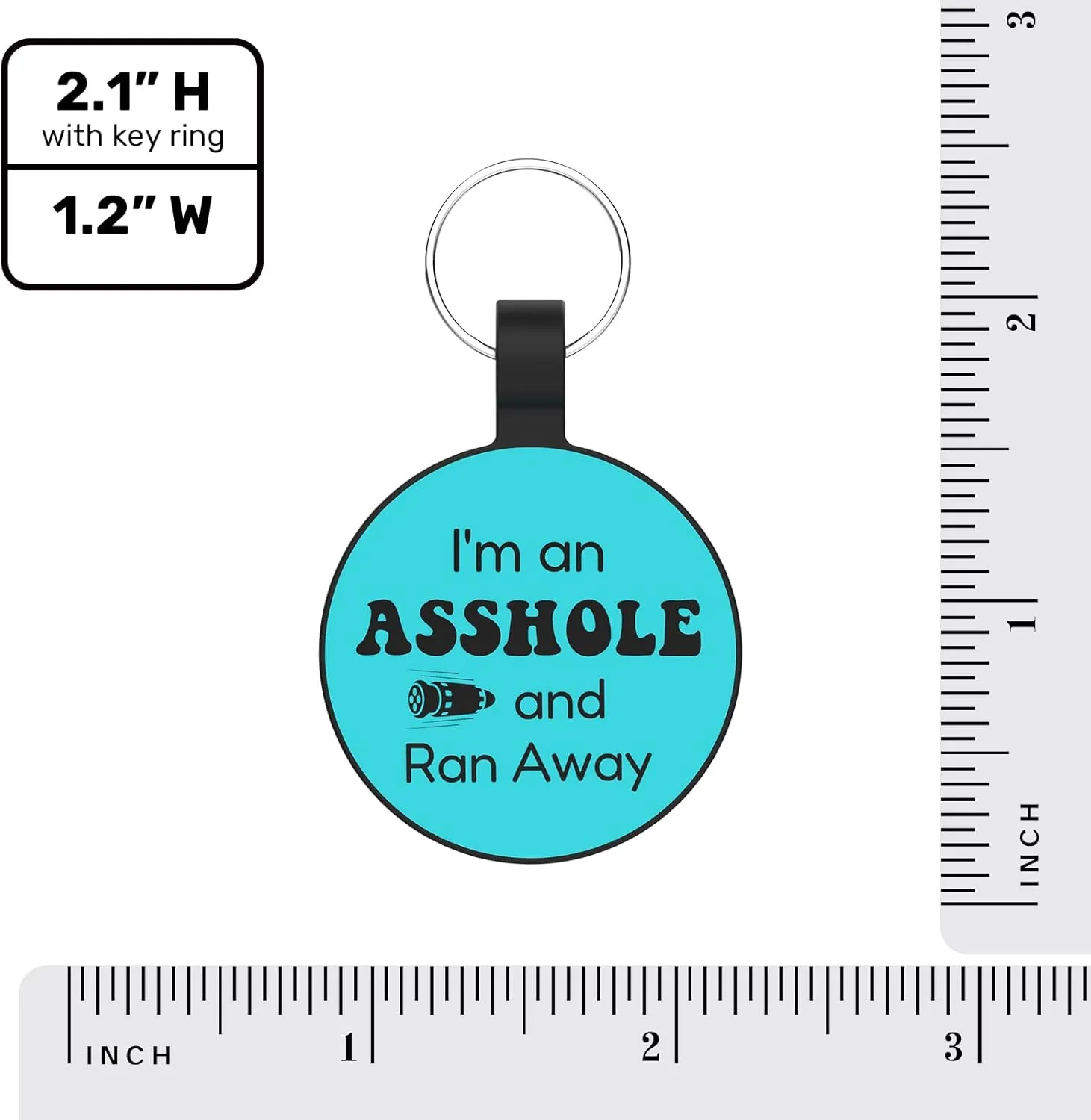 MYLUCKYTAG QR Code Silicone Dog/Cat ID Tag - Online Profile, Location Alert, Durable Pet Collar Tag