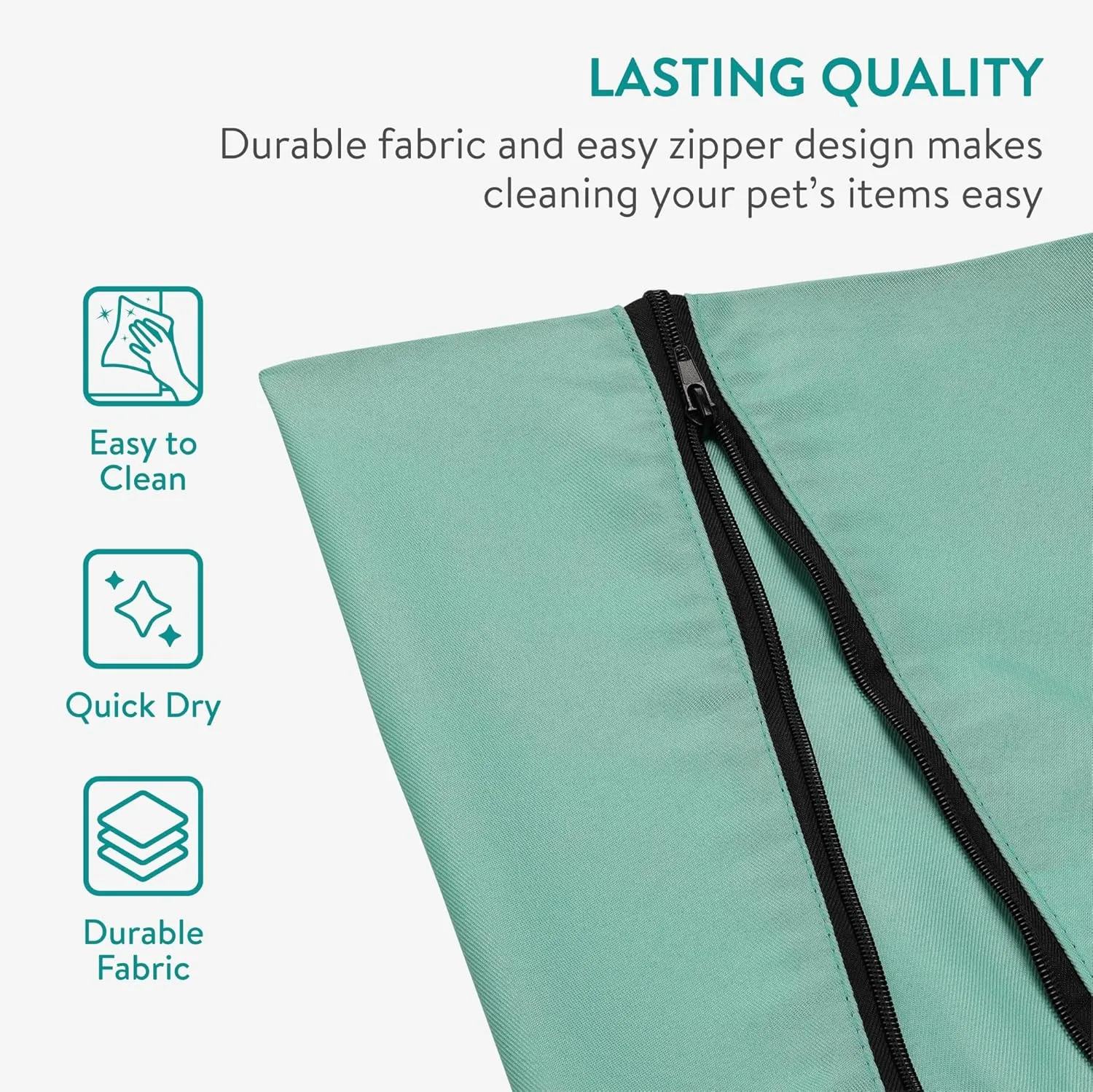 Navaris Pet Laundry Bag - Pet Hair Catcher for Washing Machine to Prevent Dog or Cat Fur Buildup - Wash Bags for Pet Towel, Blankets, Bed, or Bedding - Medium