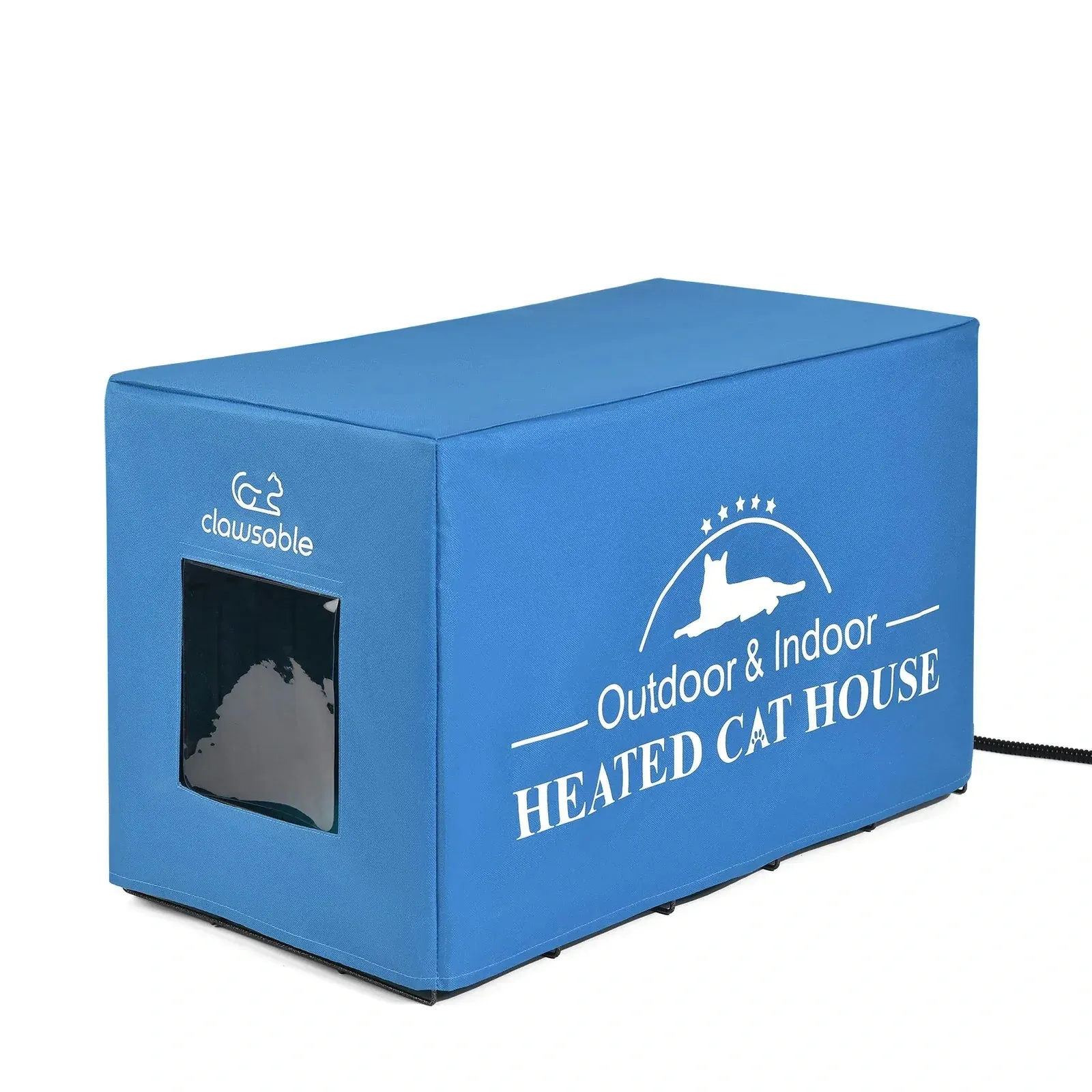 Outdoor Heated Cat Cage Large