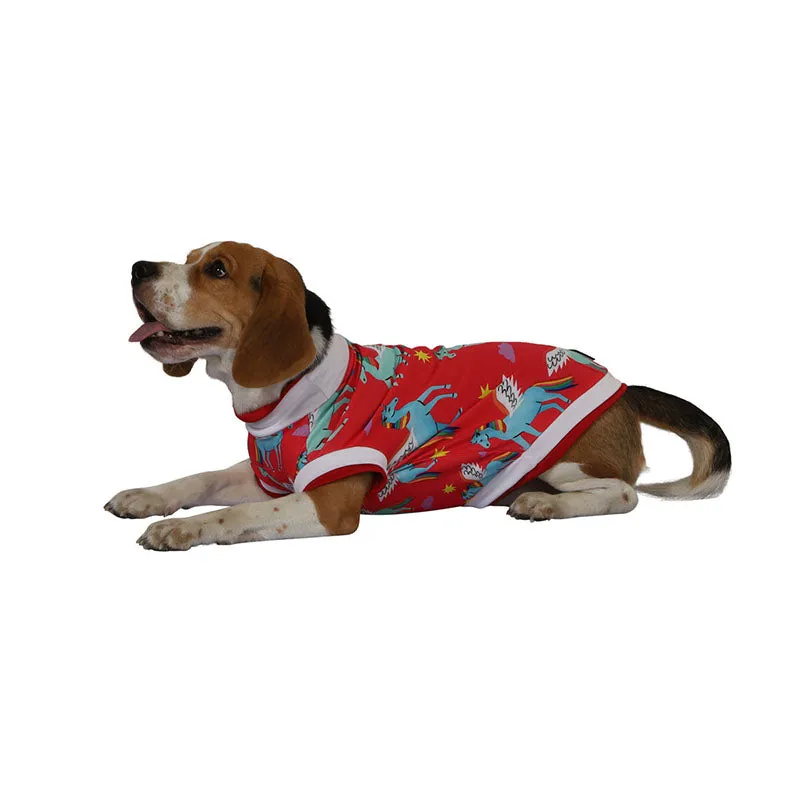 Pawsindia Unicorn T-Shirt For Dog, Pink