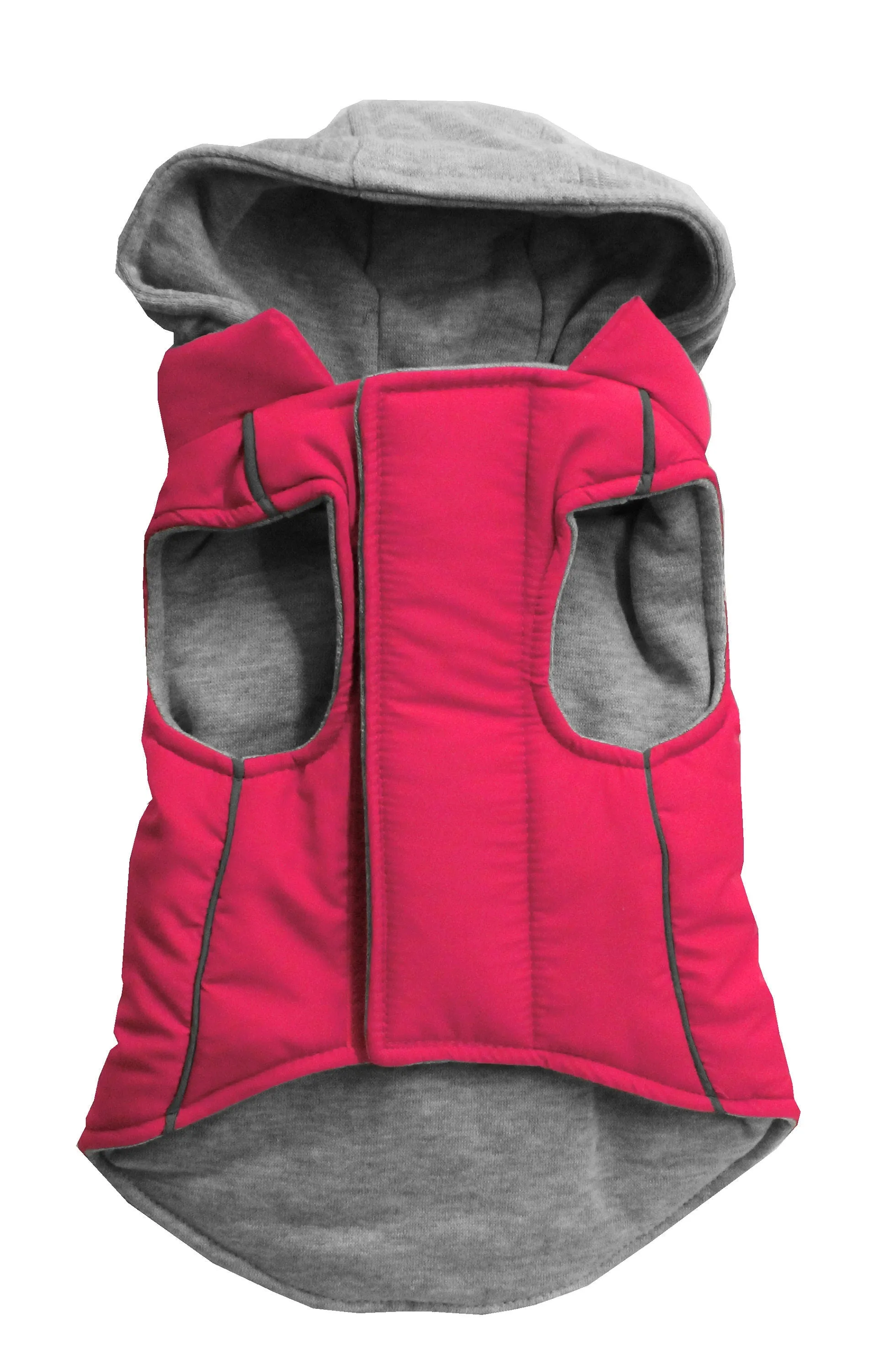 Pet Dog & Cat Reversible Hooded Coat Blank, Plain