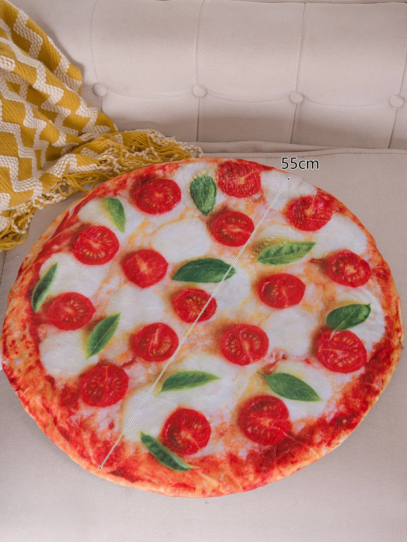 Pizza Pattern Pet Crate Mat