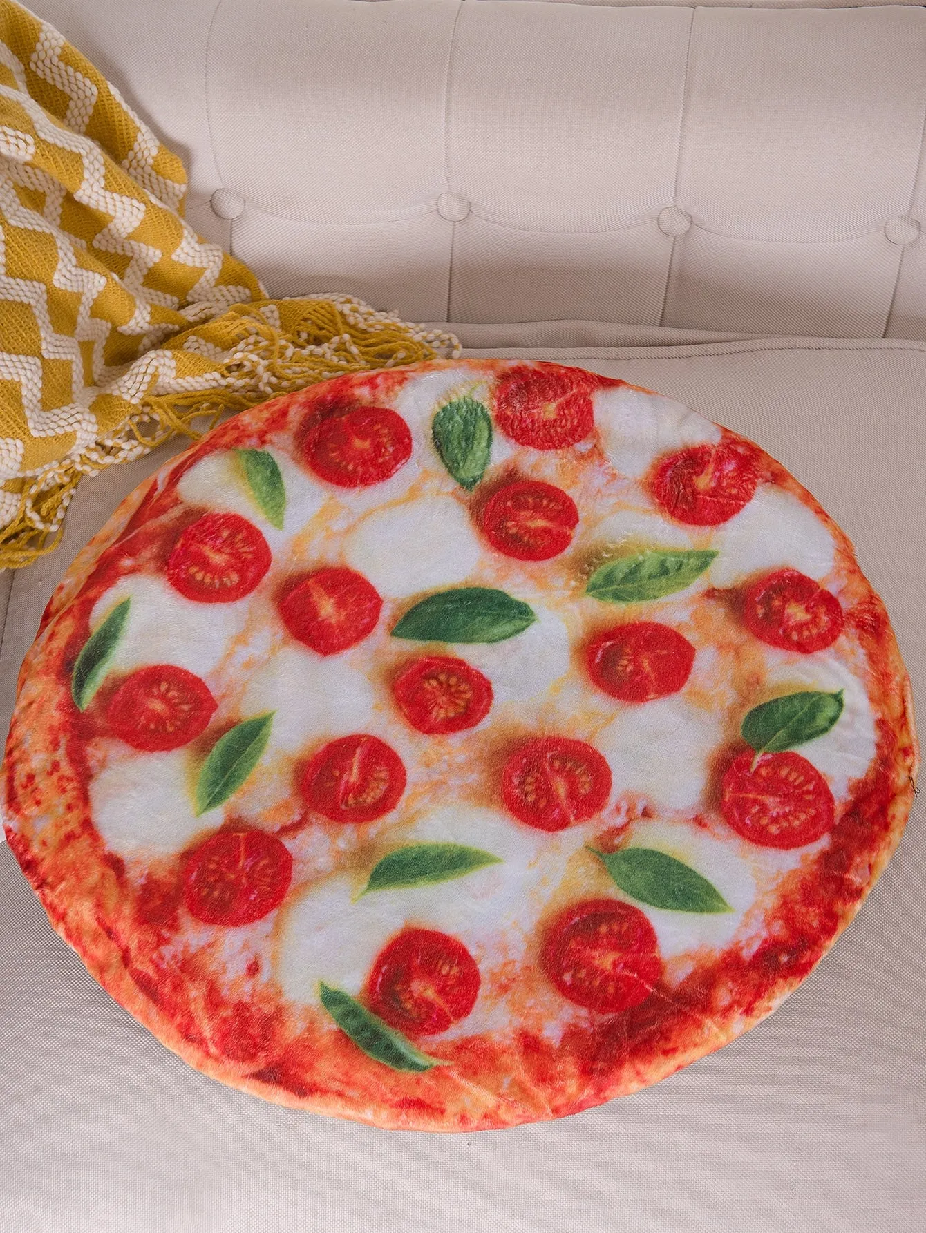 Pizza Pattern Pet Crate Mat