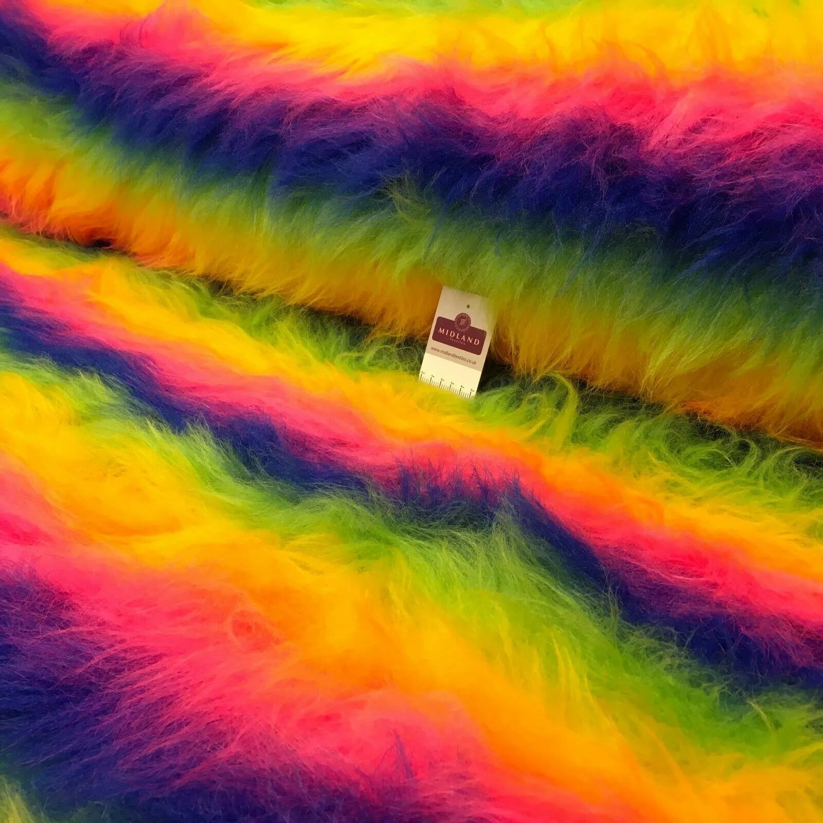 Plain Faux Fur 75mm Long Pile ideal for clothing, pet beds 58" Wide Mtex MT931