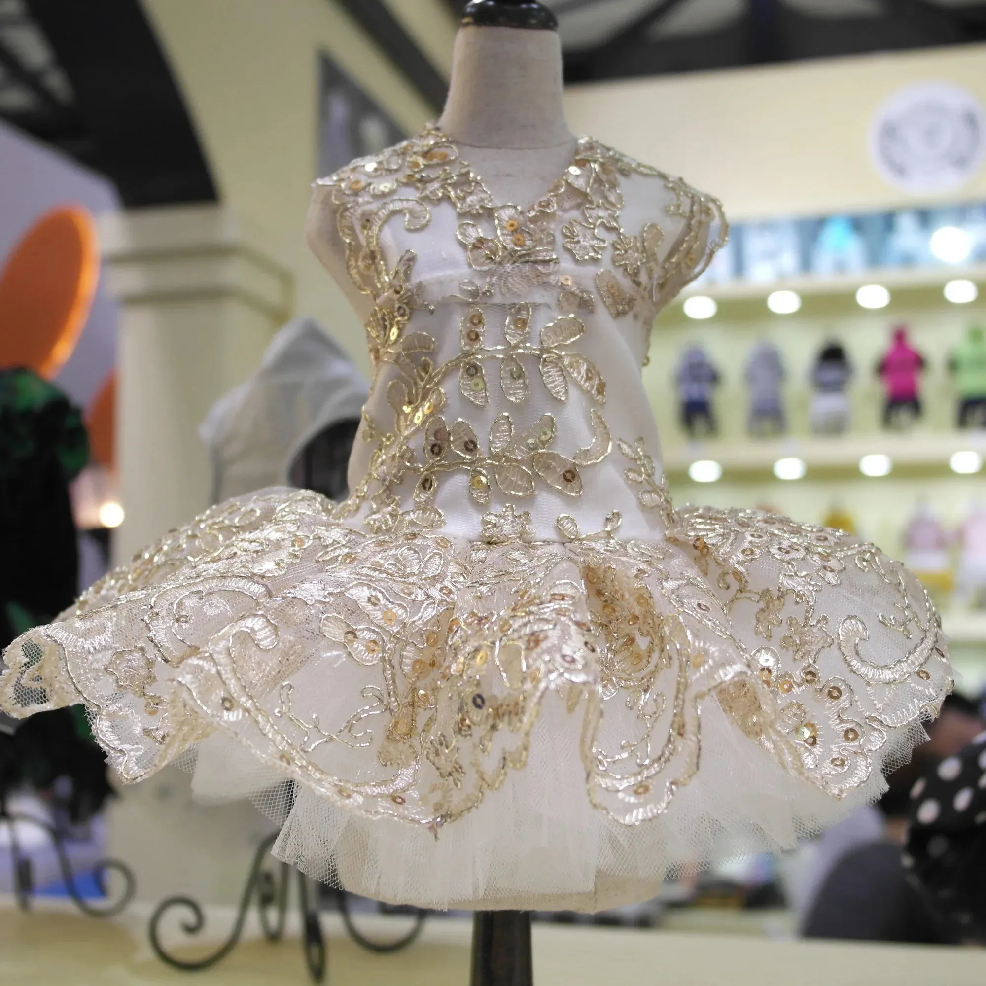 "Deidra" Elegant Filigree Pet Dress