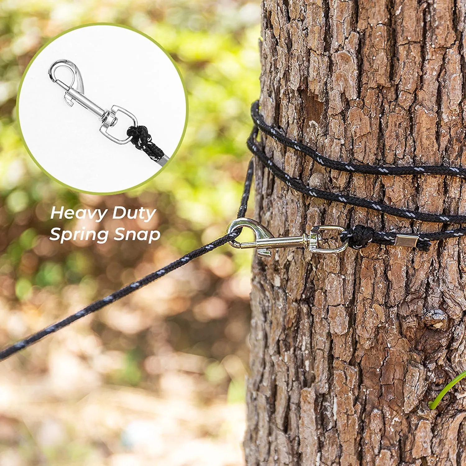 Reflective Cat Leash, 30ft Escape Proof Walking Lead Yard Long Leash, Extender Leash Training Playing Outdoor for Cats Puppy Kitten Small Dogs Rabbit Small Animals