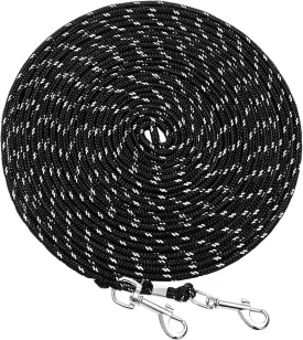 Reflective Cat Leash, 30ft Escape Proof Walking Lead Yard Long Leash, Extender Leash Training Playing Outdoor for Cats Puppy Kitten Small Dogs Rabbit Small Animals