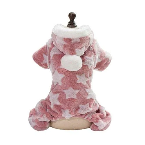 Soft Fleece Cat Hooded Coat