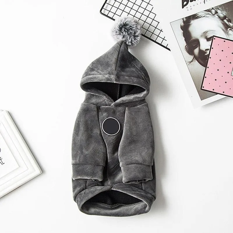 Soft Hooded Coat for Cats and Puppies