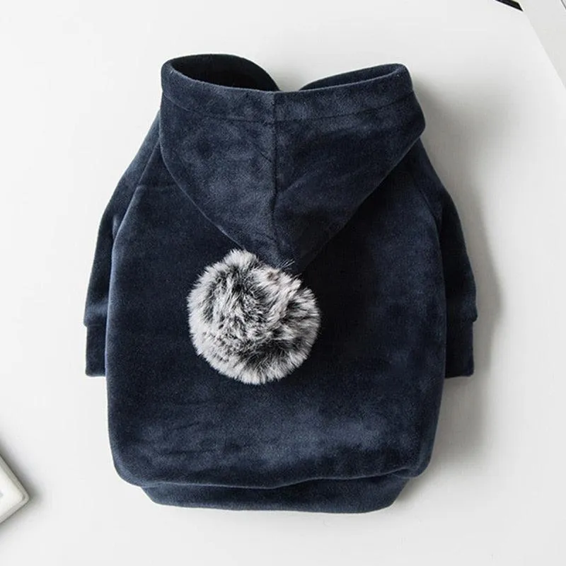 Soft Hooded Coat for Cats and Puppies