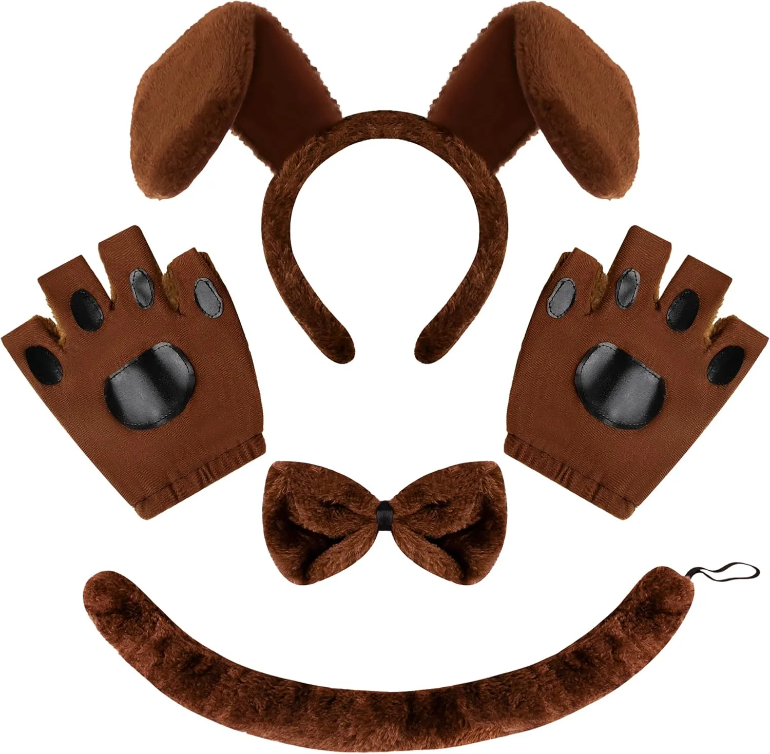 Spooktacular Creations Halloween Animal Costume Accessories with Animal Ears and Tail Adults Kids Cosplay Party