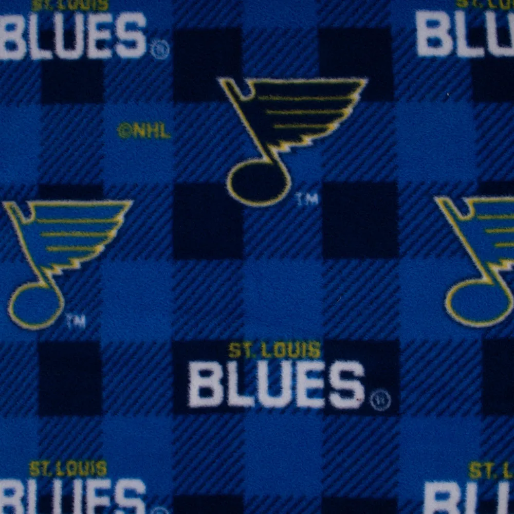 St-Louis Blues - NHL Fleece Print - Buffalo plaid - Blue