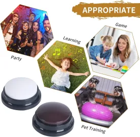 Voice Recording Button, 30 Second Record Button for Dog Pet Interactivity, Gift for Friend, Family, 8 Color Have Coffee and White
